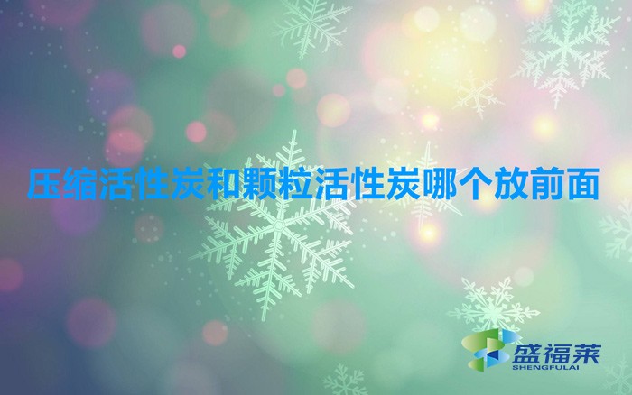 壓縮活性炭和顆?；钚蕴磕膫€放前面