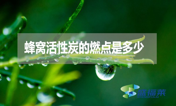 蜂窩活性炭的燃點是多少？可以點燃嗎？