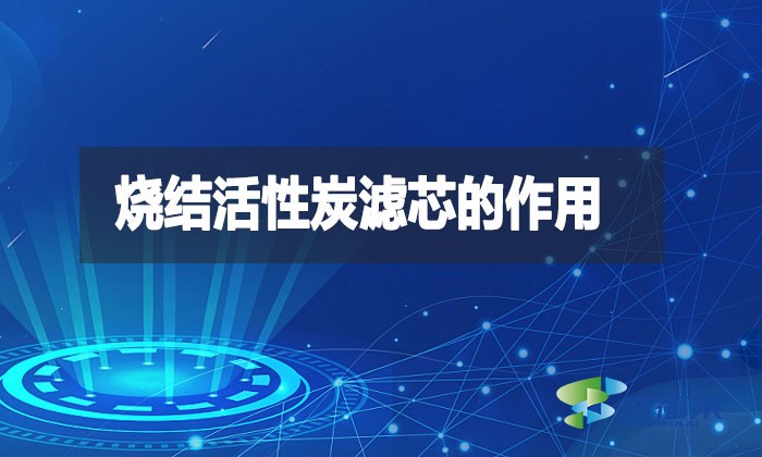 燒結(jié)活性炭濾芯的作用是什么？